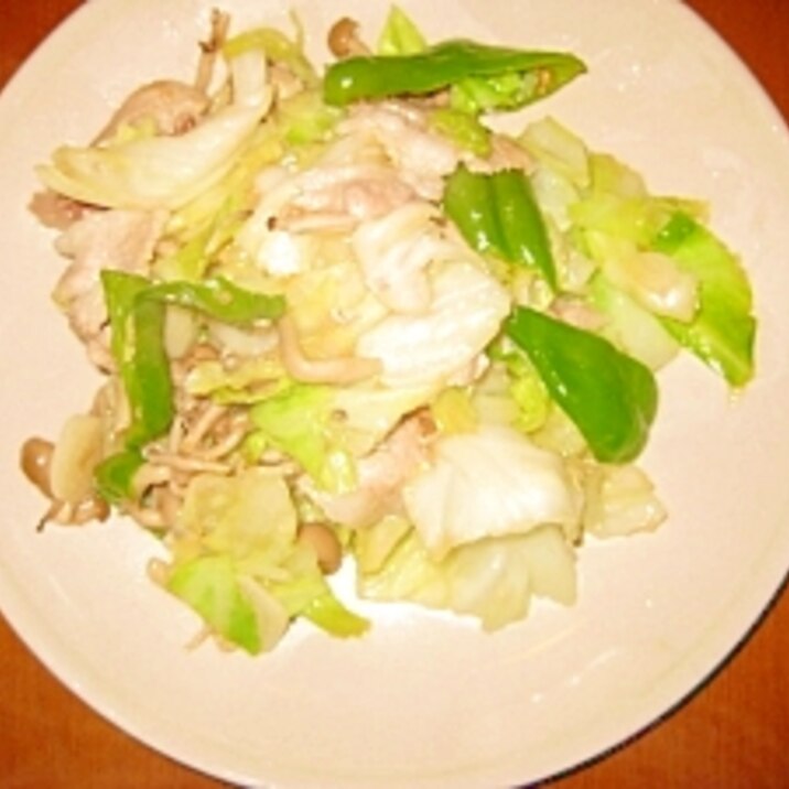 蒸して作る野菜炒め